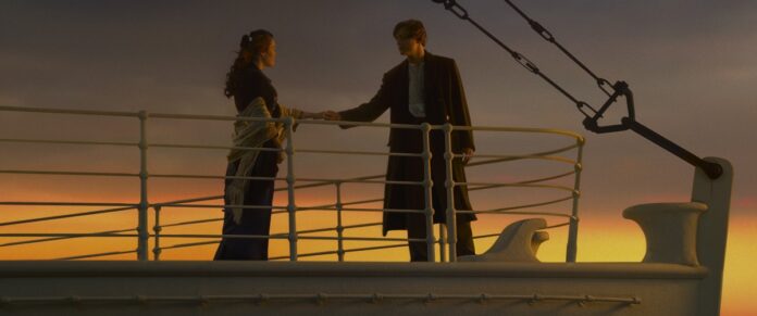 Kate Winslet y Leonardo DiCaprio, en Titanic, de James Cameron.