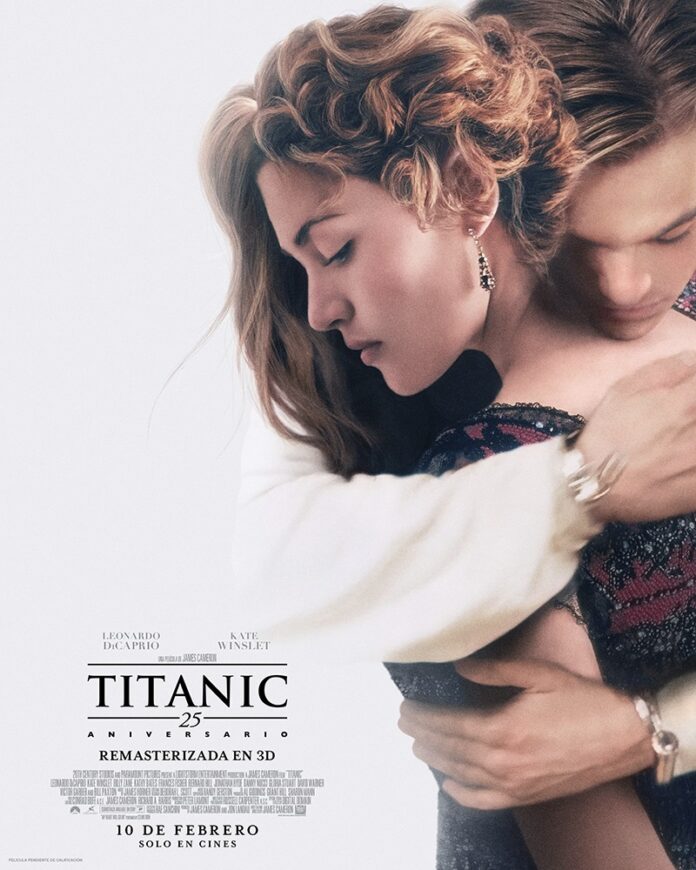 Titanic, de James Cameron, regresa a los cines en 3D.
