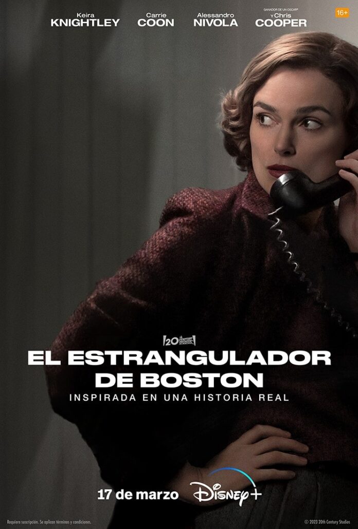 Póster de El Estrangulador de Boston. Disney+