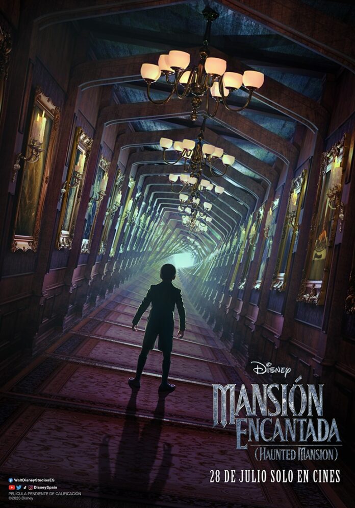 Primer póster de Mansión Encantada. The Walt Disney Company