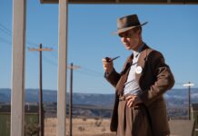 OPPENHEIMER: Implosión de dos filmes en uno Cillian Murphy es J. Robert Oppenheimer in OPPENHEIMER.