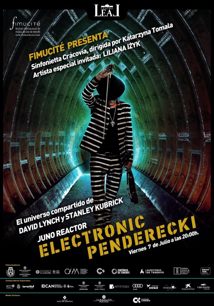 El Teatro Leal de La Laguna acoge el viernes 7 de julio el concierto ‘Electronic Penderecki: El universo compartido de David Lynch y Stanley Kubrick’.