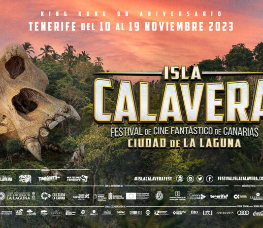 KING KONG reina en el cartel oficial del FESTIVAL DE CINE FANTÁSTICO DE CANARIAS ISLA CALAVERA Festival de Cine Fantástico de Canarias Ciudad de La Laguna Isla Calavera 2023