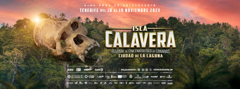 KING KONG reina en el cartel oficial del FESTIVAL DE CINE FANTÁSTICO DE CANARIAS ISLA CALAVERA