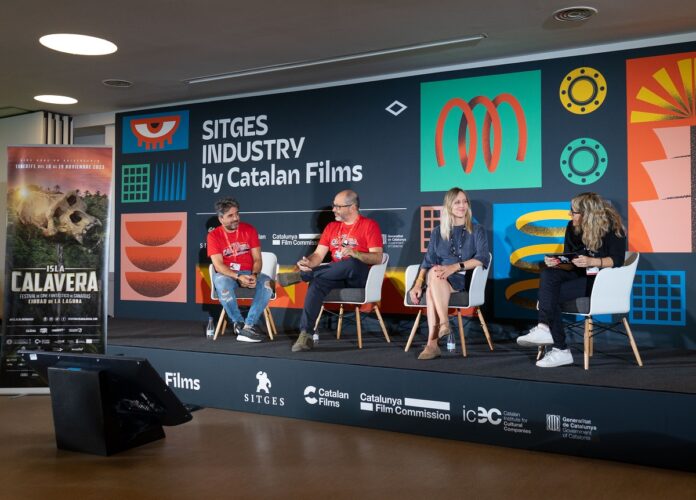 Presentación en Sitges del Festival de Cine Fantástico de Canarias Isla Calavera 2023.