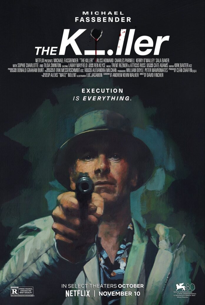 Póster de El asesino, de David Fincher. Imagen cedida por Netflix.