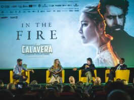 Amber Heard y Eduardo Noriega asisten al estreno nacional en Tenerife de su nueva película, IN THE FIRE Coloquio tras la proyección de In the Fire, con Amber Heard, Eduardo Noriega y Pascal Borno.