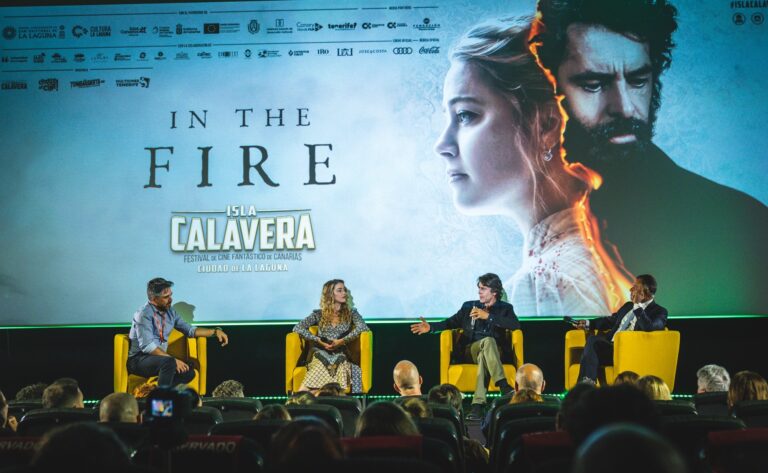 Amber Heard y Eduardo Noriega asisten al estreno nacional en Tenerife de su nueva película, IN THE FIRE