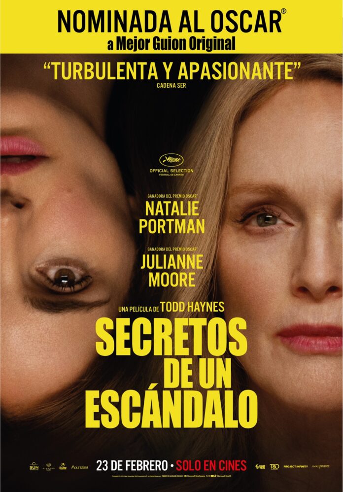 Póster Secretos de un escándalo. (c) Diamond Films
