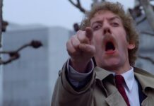 Donald Sutherland, inmortal Sutherland, en una imagen icónica de ‘La invasión de los ultracuerpos’.