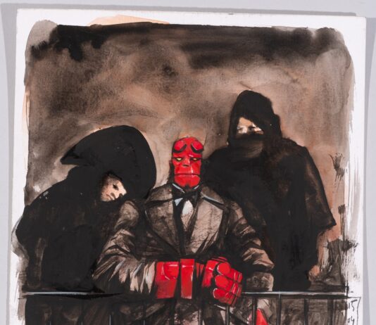 La SEMANA DE SAN SEBASTIÁN prepara la exposición ‘Goya – Hellboy: Una iconografía de monstruos por Stéphane Levallois’ Goya-Hellboy © Stéphane Levallois