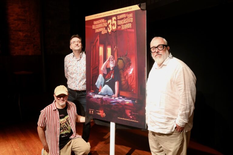 Álex de la Iglesia sufre la «metamorfosis» de Kafka en el cartel de la SEMANA DE SAN SEBASTIÁN