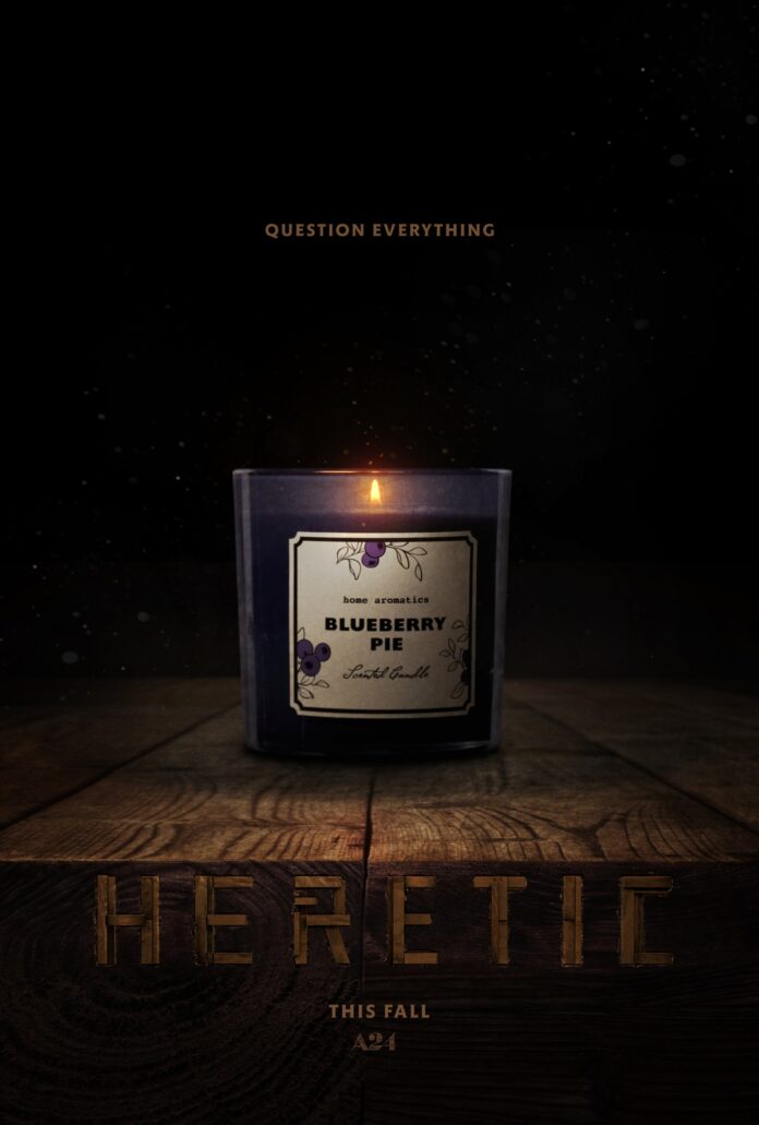 Teaser poster de Heretic. (c) A24