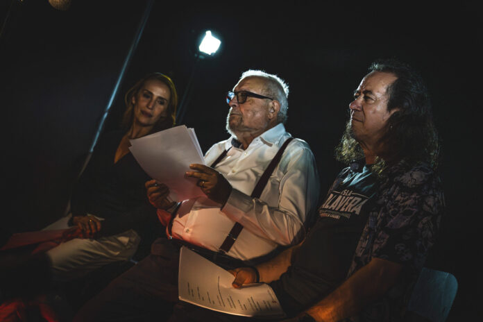 Graciela Molina, Camilo García y Luis Posada, en Isla Calavera 2023.