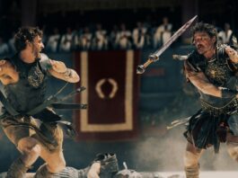 GLADIATOR II, de Ridley Scott. Cuando la secuela supera al original Paul Mescal (Lucius) y Pedro Pascal (Marcus Acacius) en Gladiator II, de Paramount Pictures.