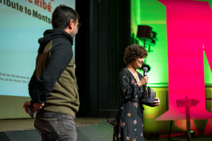 Montse Ribé recibió el Premio Honorífico del Festival por su trayectoria en el ámbito del maquillaje y efectos especiales.