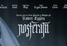 El reparto de NOSFERATU, de Robert Eggers. Carteles de personajes Nosferatu, de Robert Eggers. Detalle del cartel.