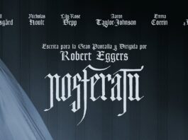 El reparto de NOSFERATU, de Robert Eggers. Carteles de personajes Nosferatu, de Robert Eggers. Detalle del cartel.
