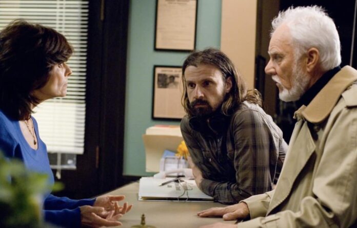 Adrienne Barbeau, Rob Zombie y Malcolm McDowell, en el rodaje de Halloween: El origen.