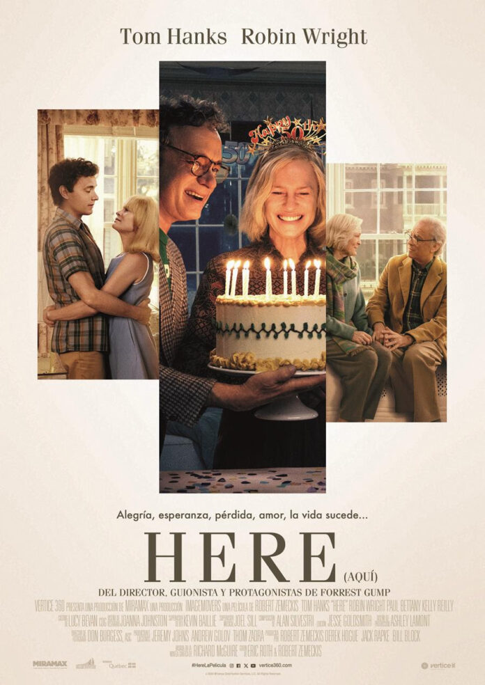 Here (Aquí), de Robert Zemeckis. Vértice 360