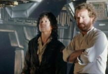 ALIEN, de Ridley Scott. Sueños de credibilidad Ridley Scott junto a Sigourney Weaver en el set de rodaje de Alien, el octavo pasajero.