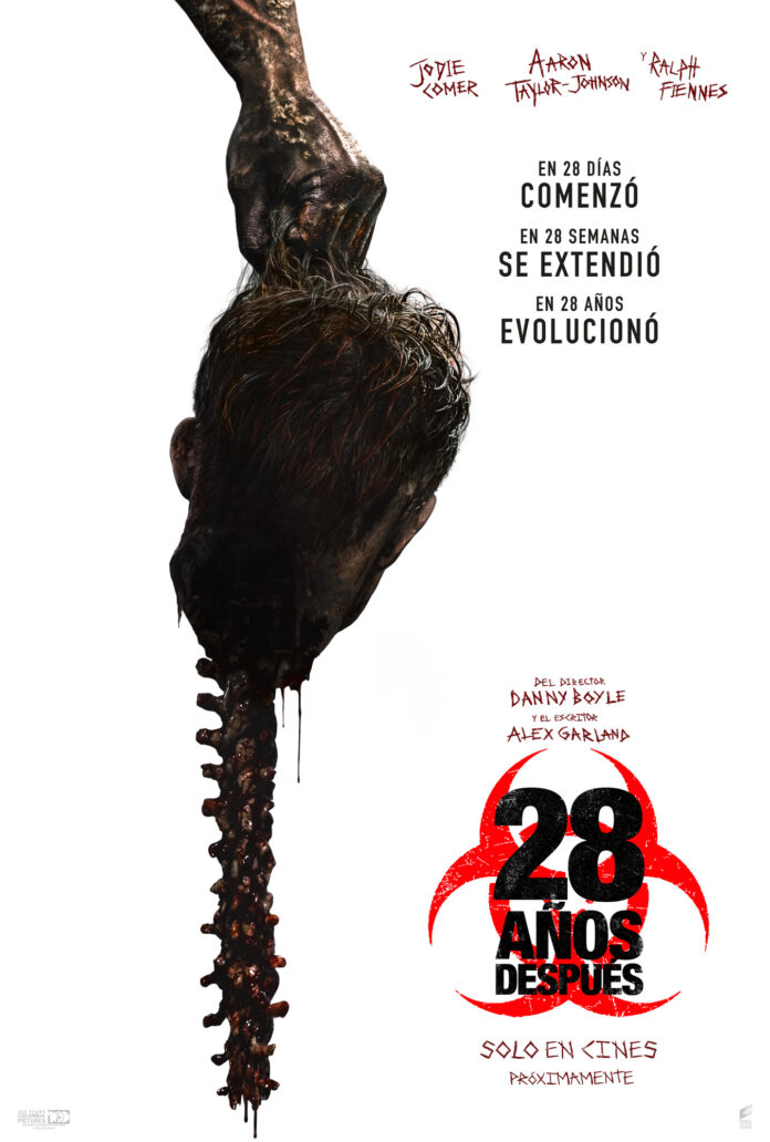 Póster de 28 años después, de Danny Boyle.