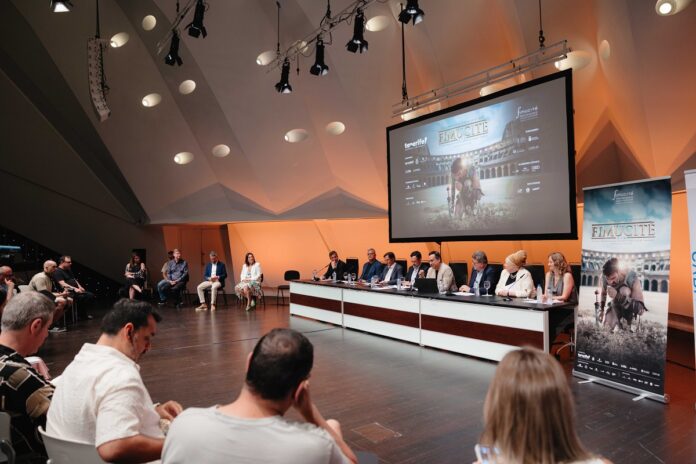 Rueda de prensa en Auditorio de Tenerife de FIMUCITÉ 19. (c) Fiorella Licandro