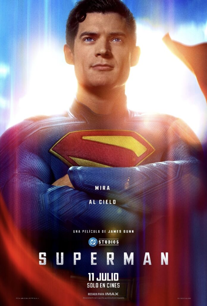 Póster de Superman, de James Gunn. (c) Warner Bros. Pictures
