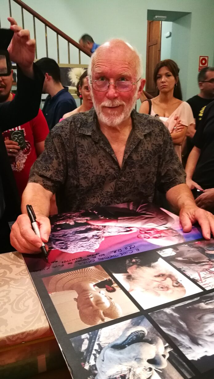 Colin Arthur, en un evento prefestival Isla Calavera celebrado en el Teatro Cine Chico de La Palma.