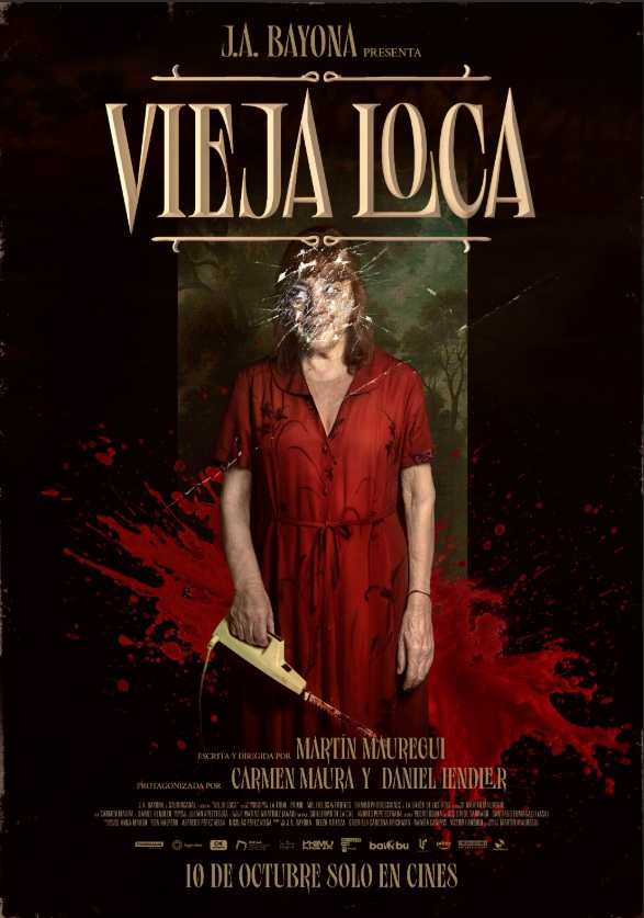Cartel de Vieja Loca, de Martin Mauregui.