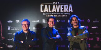 Sabor a thriller español en el FESTIVAL ISLA CALAVERA 2025 Los cineastas Daniel Monzón y Rodrigo Cortés coincidieron con Eduardo Noriega, en la Gala de Apertura del Festival Isla Calavera. Foto de Rommel Messia
