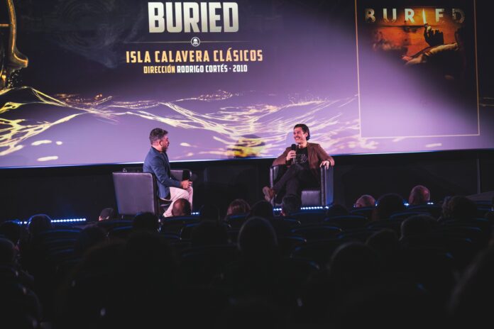 Rodrigo Cortés, en el encuentro con el público tras la proyección de Buried.