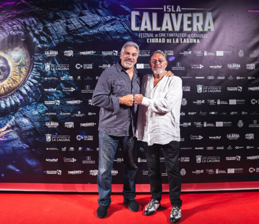 El FESTIVAL ISLA CALAVERA anuncia fechas y nueva sección dedicada al talento canario. Lou Ferrigno y Fabio Testi, en el Festival Isla Calavera 2024.