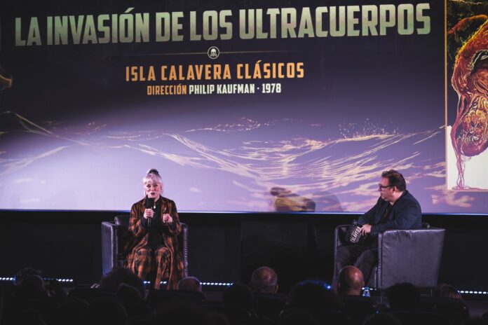 Veronica Cartwright en la charla tras la proyección de La invasión de los ultracuerpos en el Festival Isla Calavera 2025. (c) Rommel Messia