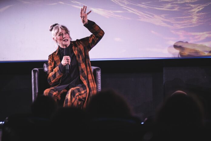 Veronica Cartwright en la charla tras la proyección de La invasión de los ultracuerpos en el Festival Isla Calavera 2025. (c) Rommel Messia