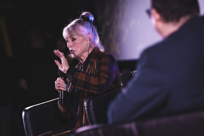 Veronica Cartwright en la charla tras la proyección de La invasión de los ultracuerpos en el Festival Isla Calavera 2025. (c) Rommel Messia