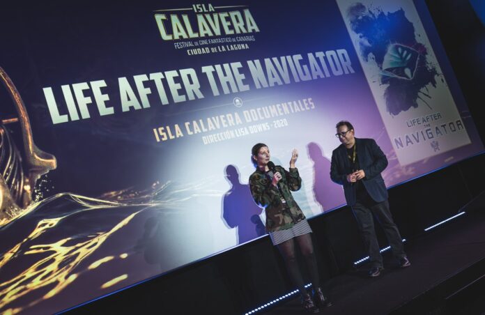 Lisa Downs presenta en Isla Calavera 2025 el documental Life After the Navigator. (c) Rommel Messia