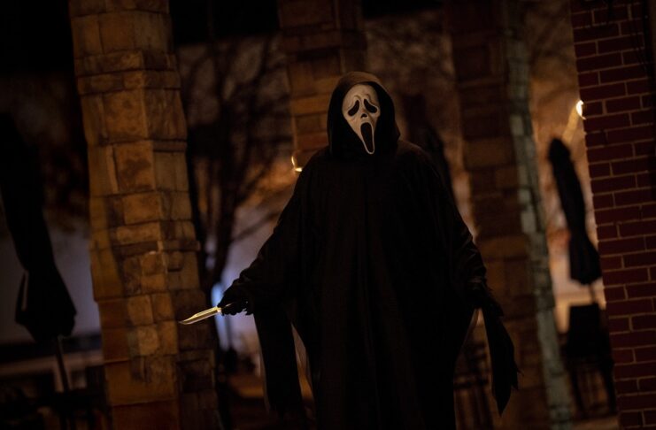 Treinta años de SCREAM Ghostface en Scream 7, de Paramount Pictures y Spyglass Media. © 2025 Paramount Pictures