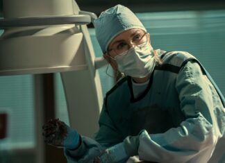 Nicole Kidman, en Scarpetta. Photo Credit: Connie Chornuk / Prime © Amazon Content Services LLC