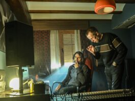 Eduardo Noriega y el director Miguel Ángel Lamata presentan LA AHORCADA en un evento prefestival ISLA CALAVERA Eduardo Noriega y Miguel Ángel Lamata, durante el rodaje de La ahorcada.