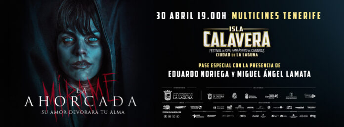 Evento prefestival Isla Calavera La Ahorcada, con Eduardo Noriega y Miguel Ángel Lamata. 