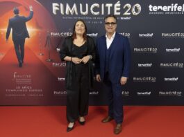 FIMUCITÉ presenta en Madrid su 20º aniversario con una gran celebración de la música para el cine Dimple Melwani y Diego Navarro en la presentación de FIMUCITÉ en Madrid. (c) Nacho López