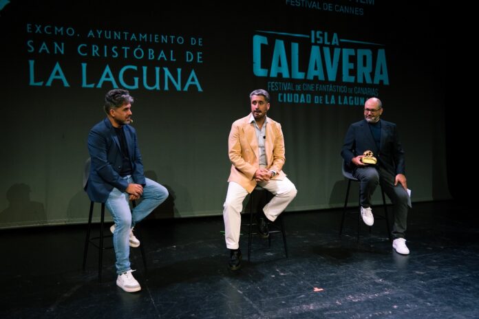 El alcalde de La Laguna Luis Yeray Gutiérrez en la presentación de la próxima presencia del Festival Isla Calavera en Cannes. 
