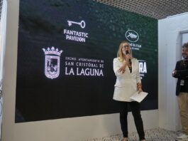 ISLA CALAVERA presenta en Cannes su 10º aniversario y reinvindica La Laguna como ciudad de cine Presentación Isla Calavera en Cannes 2026.