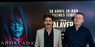 Eduardo Noriega y Miguel Ángel Lamata acercaron LA AHORCADA al público de ISLA CALAVERA Eduardo Noriega y Miguel Ángel Lamata.