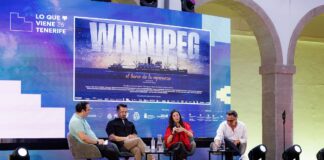WINNIPEG, EL BARCO DE LA ESPERANZA: Una animada lección de historia Beñat Beitia, Jone Landaluze de Dibulitoon Studio y Diego Navarro presentaron Winnipeg: el barco de la esperanza en Lo que viene Tenerife.