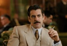 JARABO: El crimen, la fascinación y la elegancia oscura del mal Eduardo Noriega caracterizado como Jarabo, en una de las primeras imágenes reveladas de la producción de Enrique Cerezo.
