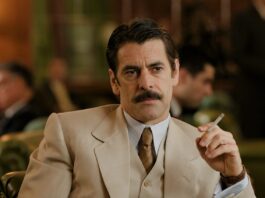JARABO: El crimen, la fascinación y la elegancia oscura del mal Eduardo Noriega caracterizado como Jarabo, en una de las primeras imágenes reveladas de la producción de Enrique Cerezo.