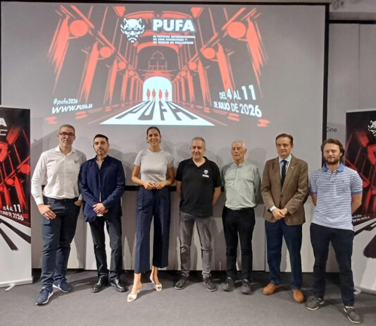 Valladolid se consolida en el mapa del fantástico con un PUFA repleto de premieres David Pérez, Javier H. Estrada, Blanca Jiménez, Daniel Farriol, Francisco Heras, Raúl Fernández Sobrino y Jason Heras, en la rueda de prensa de presentación del PUFA 2026.