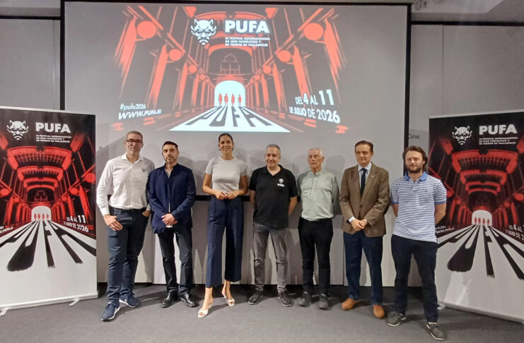 Valladolid se consolida en el mapa del fantástico con un PUFA repleto de premieres David Pérez, Javier H. Estrada, Blanca Jiménez, Daniel Farriol, Francisco Heras, Raúl Fernández Sobrino y Jason Heras, en la rueda de prensa de presentación del PUFA 2026.